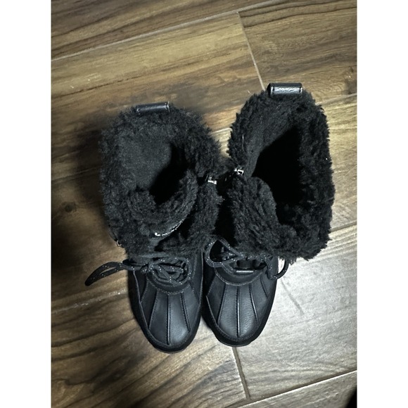 Koolaburrar by UGG Imree Boots Womens Sz 8 Black Waterproof Faux Fur Winter Snow - Picture 6 of 8